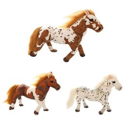 Fabriek groothandel 30cm 3 stijlen imitatie paard knuffel wit paard knuffeldier cadeau voor kinderen