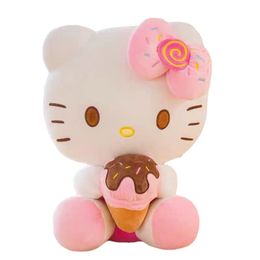 Fabriek groothandel 30cm Kitty kat knuffel animatie rond zoete kegel kat pop favoriete cadeau voor kinderen