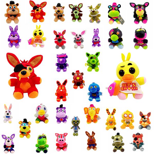 Usine en gros 35 styles FNAF ours lapin renard canard jouets en peluche film d'animation et jeux de télévision poupées d'animaux périphériques cadeaux pour enfants