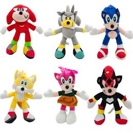 Factory Groothandel 6 ontwerpen 7,8 inch 20 cm met CE -label Ultrasone muis Sonic Plush Toy Tales Hedgehog Doll Luigi Doll Breezbu Kindercadeau