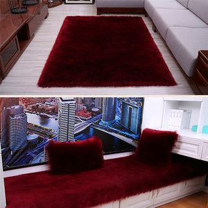 Tapis doux salon baie vitrée Homemodern enfant Hall fille chevet Long poilu nordique Shaggy grande taille tapis de cheveux