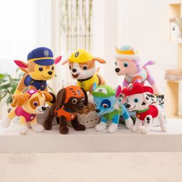 Jouet en peluche de patrouille à griffes de 20cm, 7 styles, poupée périphérique d'animation de chien, cadeau préféré des enfants, vente en gros d'usine