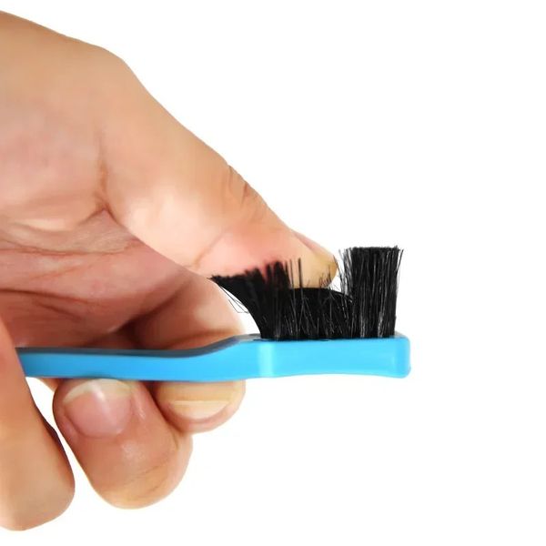 Fábrica Al por mayor de 9 colores Cepillo de borde para el cabello Embalaje a granel Cepillo para peinado de doble cara