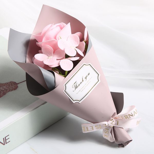 Usine en gros créatif unique rose main savon fleur fête des mères mini bouquet anniversaire cadeau événement cadeau GGA4349