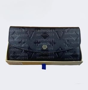 Modeontwerper portemonnees luxe dames korte portemonnees reliëf bloemletters creditcardhouders dames geruite geld clutch tassen met Crossbody draagtas portemonnee tassen