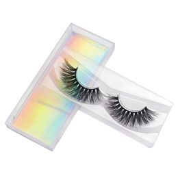 3D nerts valse wimpers pakket met één pair pakket rommelige meerlagige mink Hair Eye Eyelash