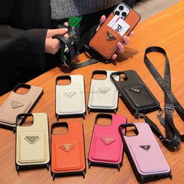 Études de téléphone en gros de l'usine pour iPhone 15 Pro Max 14 plus 13 12 12pro 11 Carte Sac Lychee Grain Génécain Card de carte en cuir véritable Insertion de luxe