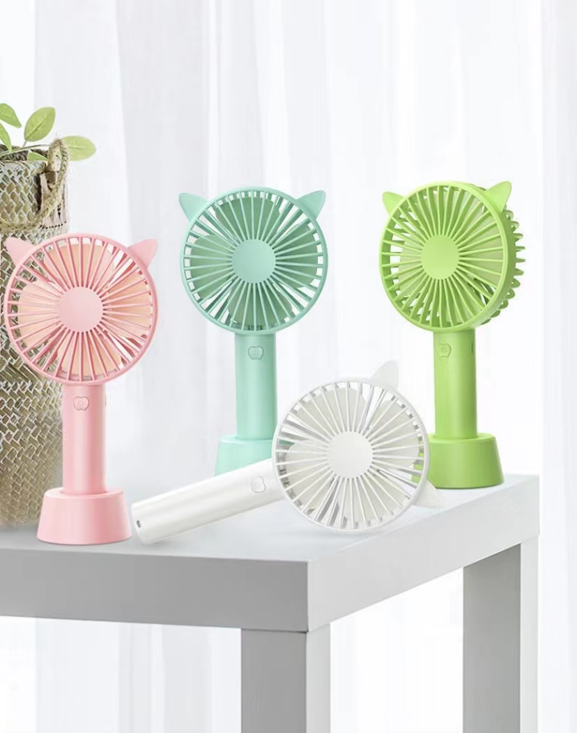 Factory wholesale portable mini USB mini Electric Fan handheld outdoor household silent gift desktop fans