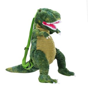 Prix de gros usine 10 styles 55 cm dessin animé grand dinosaure en peluche backpack Tyrannosaurus rex sac à dos pour enfants