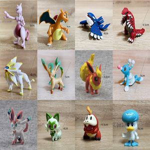 Prix de gros usine 12 styles 6cm Dolls d'anime de poupées à la main Pikac Pikac Modèles faits à la main pour les cadeaux d'enfants