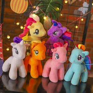 Factory Groothandel Prijs 6 Stijlen 25cm Pony Plush Toy Animation Perifere pop kindercadeau