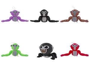 Factory Groothandel Prijs 6 stijlen 38cm Gorilla Tag Monke Plush Toy Orangutan Game Perifere pop kinderen cadeau
