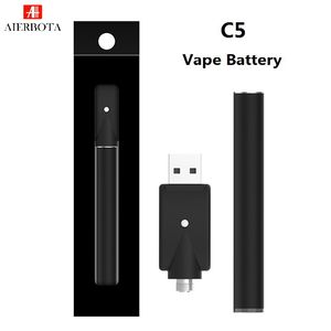 Prix de gros d'usine pour 510 fils 345mAh C5 Bud Touch sans bouton Imini Vape Pen Batteries pour le commerce de gros Vape Pen panier vaporisateur d'huile épaisse jetable