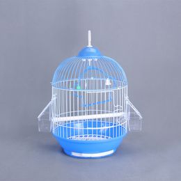 Usine en gros petit perroquet Cage à oiseaux en métal Cage à oiseaux Cage Maki Cage supérieure orientale Cage à oiseaux ronde