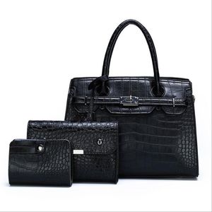 Fábrica al por mayor de las mujeres bolso elegante y versátil cocodrilo handbag clásico en relieve para mujer bolsas de mensajero de piedra grande para mujer bolsos