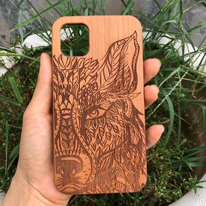 Étuis de téléphone portable en bois massif, vente en gros d'usine, coque souple en bambou pour Iphone 13 12 11 promax 8 7 Plus