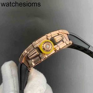 Factory ZF Richamill Swiss Watch Luxury Mens Mechanics Watch Polshorwatch Business Leisure RMS11-03 Multifunctionele automaat Gold Tape