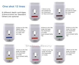 Cartouche Hifu 3D 4D 20000 SS, pour Lifting du visage, amincissant, 8 tailles, directement d'usine, 1530456080101316mm3394349