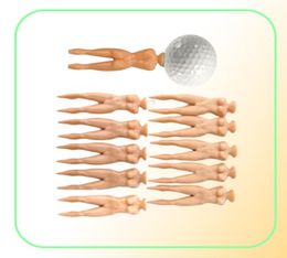 Faddish Individual Golf Tees Multifunction Naakt Lady Divot Tools Tee Golf Stand2879698