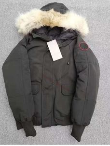 Faddish Hommes Designer Sac Canadien Goose Down Vestes Hiver Jassen Survêtement Grande Fourrure À Capuchon Fourrure Manteau Manteau Hiver Doudoune Jassen