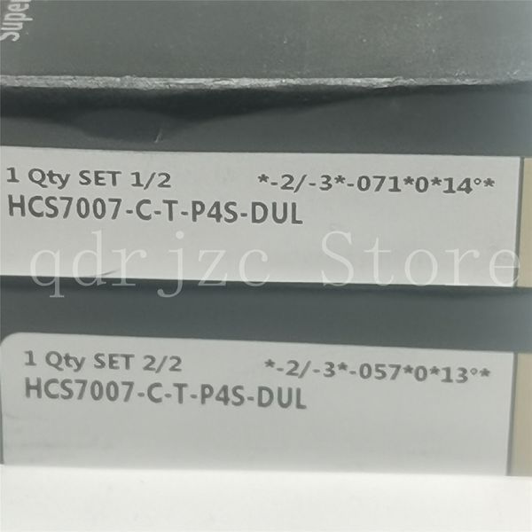 Rodamientos de bolas de contacto angular de ultraprecisión de emparejamiento universal FAG HCS7007-C-T-P4S-DUL S7007CE/HCP4ADGA S7007CE/HCDBG2VQ126