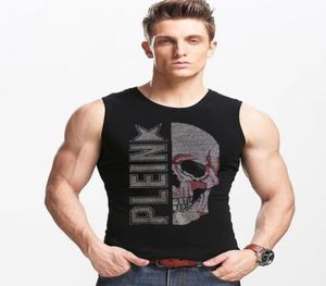 Fahion Merk Mannen Mouwloze Slanke boor Tank Top Zomer Spier Bodybuilding Fitness Tee Shirt Sport Tank Men039s Kleding Ve8645722