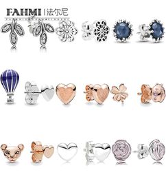 Fahmi 100 925 Sterling Silver Hearts Ladybird Lioness Garden Midnight Star Leaves Air Ballon Women Charm Fashion Jewelry9970233