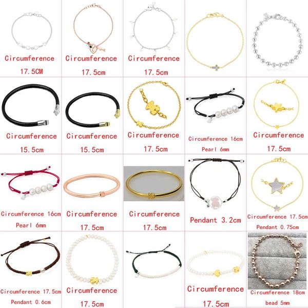 Fahmi 2022 nouveau style 100% 925 argent sterling classique mignon ours doux romantique bracelet mode dames bijoux usine whole245Z