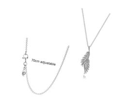 Fahmi 925 Silver Charm Chain Necklace Phoenix Feather Pendant Ladies Jewelry41708003446926