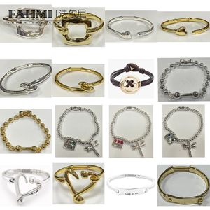 Fahmi Mode brede vierkante hartvormige open ronde zwarte touw kralen kruisboog libelle armband Speciale cadeaus voor Moeder Vrouw Kinderen Minnaar Vrienden