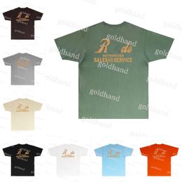 Mode Col Rond T-shirts Hommes Printemps Eté Chemises Designer High Street T-shirt T-shirts En Coton Occasionnels
