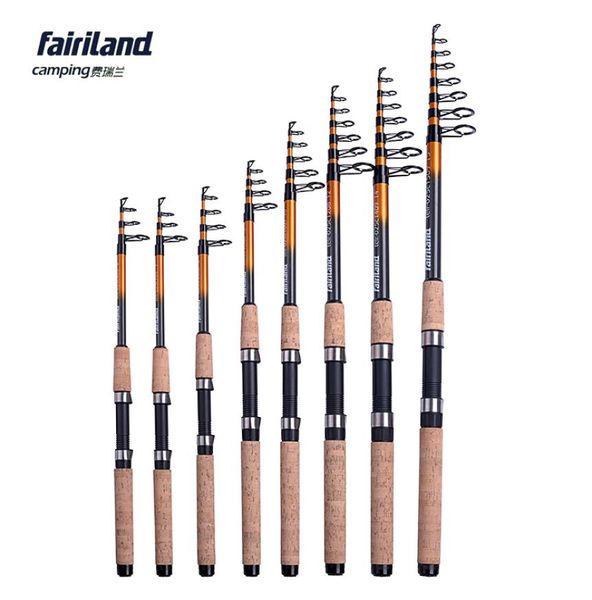 Fairiland L Power Carbon Barra de agua salada Fashionable Telescópica Coda de carbono 1845m Varilla de pesca Spinning Fishing Pole9358566