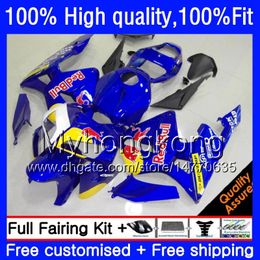 Kuip 100% fit voor HONDA CBR 600 CC RR CBR600F5 600CC 48HM.154 CBR 600RR CBR600RR 2005 2006 Geel Rood CBR600 RR F5 05 06 Injectielichaam