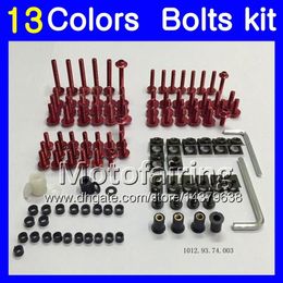 Kit completo de tornillos de carenado para HONDA CBR893RR 89 90 91 92 93 CBR900RR CBR893 RR 1989 1990 1991 1993 Tuercas de cuerpo tornillos tuerca perno ki311J