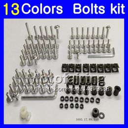 Kuip bouten volledige schroef kit Voor KAWASAKI NINJA 650R ER-6F 06 07 08 ER 6F 06-07 ER6F 2006 2007 2008 Body Noten schroeven moer bolt kit 233Y