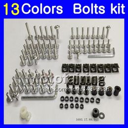 Kuip bouten volledige schroef kit Voor KAWASAKI NINJA ZX6R 94 95 96 97 ZX-6R 6 R ZX 6R 1994 1995 1996 1997 Body Noten schroeven moer bolt kit220e