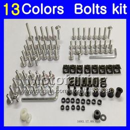 Kuip bouten volledige schroef kit Voor KAWASAKI NINJA 650R ER-6F 06 07 08 ER 6F 06-07 ER6F 2006 2007 2008 Body Noten schroeven moer bolt kit 217 K