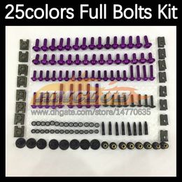 268PCS Complete Moto Body Volledige schroeven Kit voor Honda VTR1000 VTR 1000 CC RC51 SP1 SP2 2000 2001 2002 2003 04 05 06 Motorfietsbouten Bouten Bouten Boutschroef Noeren Noten moer