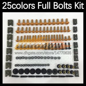 268 pièces Kit complet de vis de corps de MOTO pour HONDA CBR-650F CBR 650 650F CBR650F 19 20 21 22 2019 2020 2021 2022 boulons de carénage de moto boulon de pare-brise vis écrous écrou