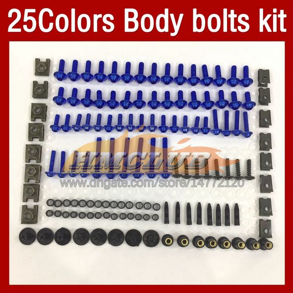 Kit complet de vis de boulons de carénage de moto pour HONDA VTR1000F SuperHawk 1997 1998 1999 2000 2001 2002 2003 04 05 Vis de boulon de pare-brise de corps de MOTO 268PS