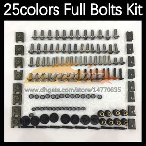 268PCS Complete Moto Body Volledige schroeven Kit voor Yamaha YZF1000r Thunderace YZF 1000R 1996 1997 1998 99 00 01 02 03 Motorfietsbouten Bouten Bouten Boutschroef Noeren Noten moer
