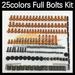 268pcs Kit de tornillos completos de cuerpo completo para Yamaha FZR250 R FZR 250 R FZR 250R FZR250R 1990 1991 1992 93 94 95 Motorcycle Caening Bolts Borginista Tuerca Tuerca Tuerca