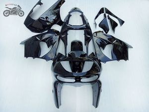 Kits de carenado personalizados gratuitos para Kawasaki Ninja 98 99 ZX-9R motocicleta negra carrera de carretera carenados chinos carrocería ZX-9R ZX9R 1998 1999