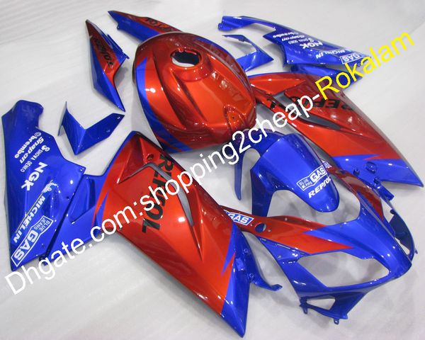 Carénages Pour Aprilia RS125 2006 2007 2008 2009 2010 2011 R S 125 RS 125 Bleu Rouge ABS Moto Carénage (moulage par injection)