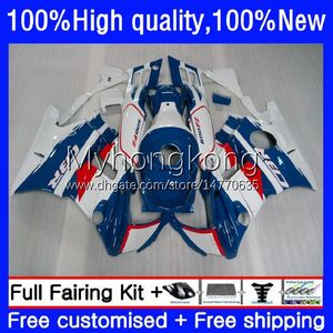 Carénages Pour HONDA CBR 600F2 600 F2 FS CC 600CC 600FS 91-94 Blanc bleu nouvelle Carrosserie 34No.16 CBR600CC CBR600F2 91 92 93 94 CBR600 F2 CBR600FS 1991 1992 1993 1994 Corps OEM