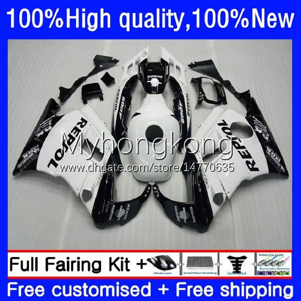 Carénages Pour HONDA CBR 600F2 Repsol Blanc 600 F2 FS CC 600CC 600FS 91-94 Carrosserie 34No.13 CBR600CC CBR600F2 91 92 93 94 CBR600 F2 CBR600FS 1991 1992 1993 1994 Corps OEM