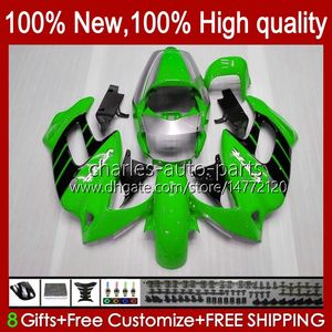 Carenados para HONDA SuperHawk VTR1000F Verde negro VTR 1000 VTR1000 F 1000F 97 98 99 00 01 02 03 04 05 51No.64 VTR-1000F 1997 1998 1999 2000 2001 2002 2003 2004 2005 cuerpos