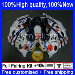 Fairings pour Suzuki Katana GSXF 600 750 CC GSX600F GSXF750 GSXF-600 17NO.25 600CC 750CC GSX750F 98 99 00 01 02 PEPEPHON