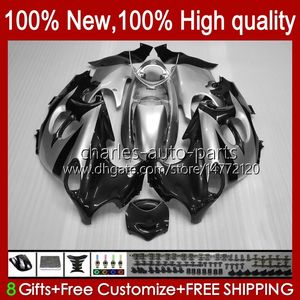 Verkleiningen voor Suzuki Katana GSXF 600 750 cc 600cc Black Silver GSXF600 GSXF-750 29NO.79 GSX750F GSX600F 750CC 1998 1999 2000 2001 2002 GSXF750 GSXF-600 98 99 00 01 02 Body