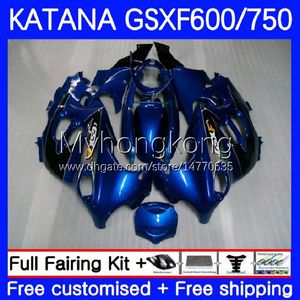 Verklei voor Suzuki Katana Stock Blue GSX600F GSXF750 GSXF 600 750 CC GSXF-600 18NO.15 GSX750F 600CC 750CC 03 04 05 06 07 GSXF600 GSXF-750 2003 2004 2005 2006 2007 Lichaam